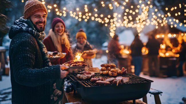 Zimní grilování