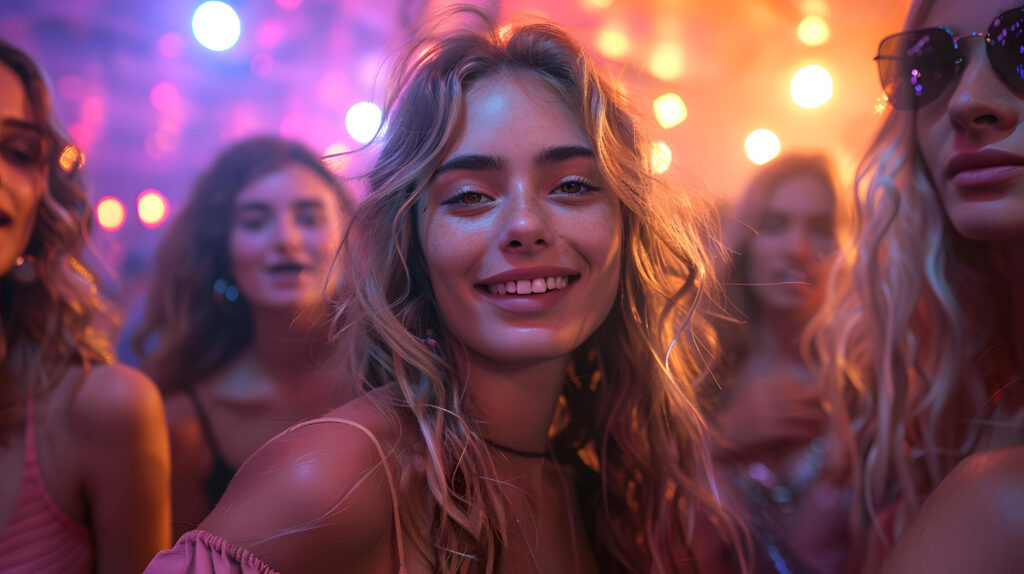 Hlučný večírek v kempu